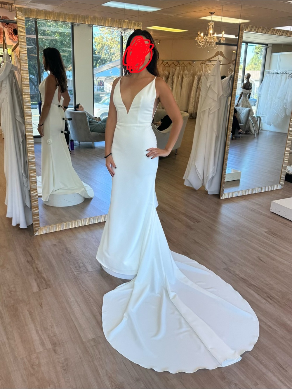 Made with Love sample dress size 10. Basically brand new! - Picture 12 of 13